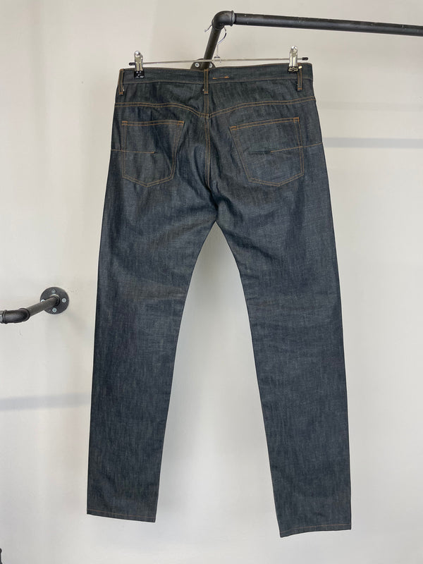 Dior 2006 Hedi Slimane coated polyurethane denim