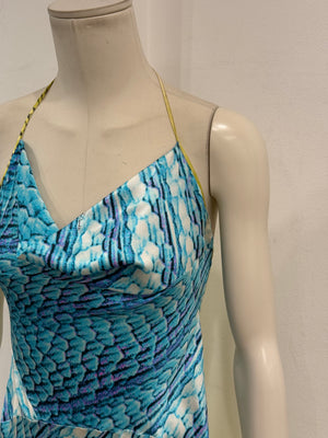 S/S2001 Roberto Cavalli runway psychedelic dress