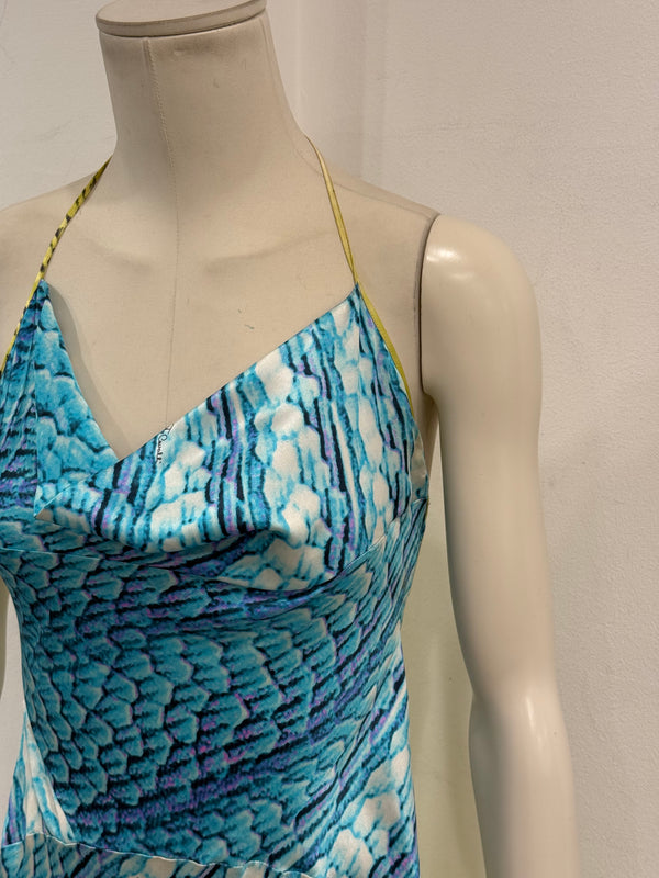 S/S2001 Roberto Cavalli runway psychedelic dress