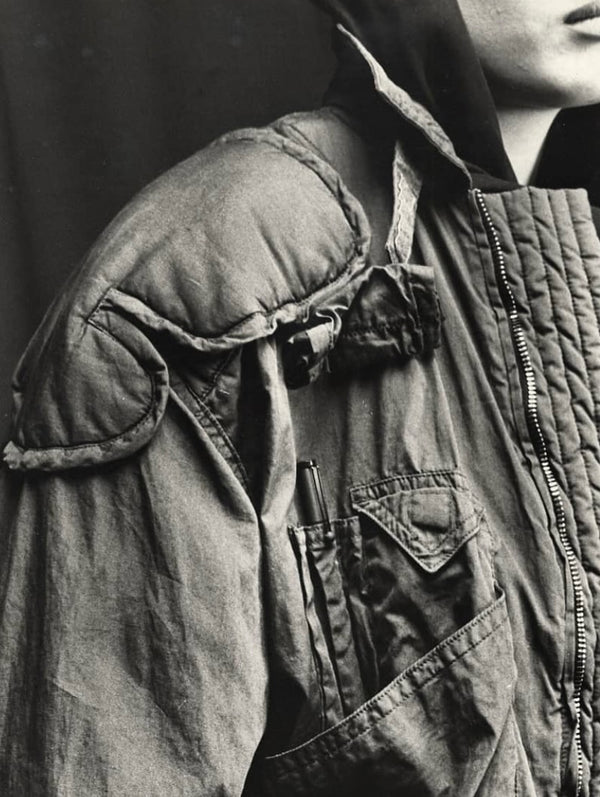 A/W1986 Katharine Hamnett denim cargo bomber jacket