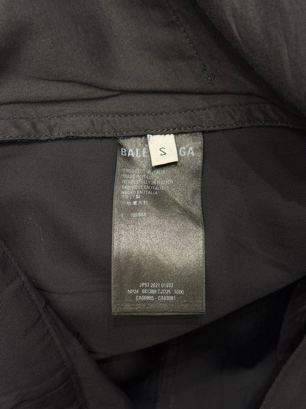2021 Balenciaga runway oversized multipocket jacket and trousers suit