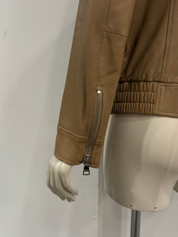 2000s Dolce & Gabbana multi pocket leather jacket