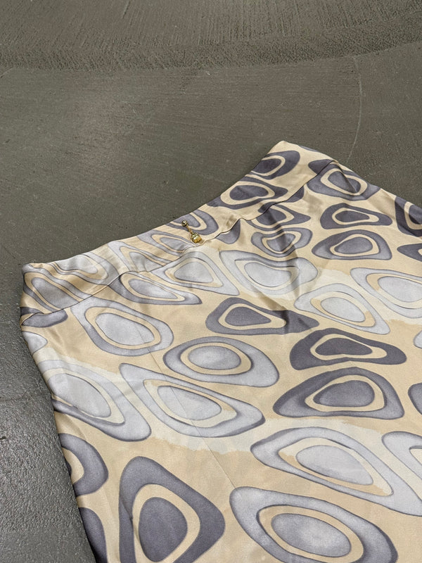 2001 Roberto Cavalli silk skirt