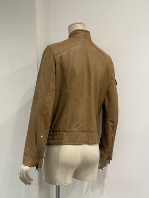 2000s Dolce & Gabbana multi pocket leather jacket