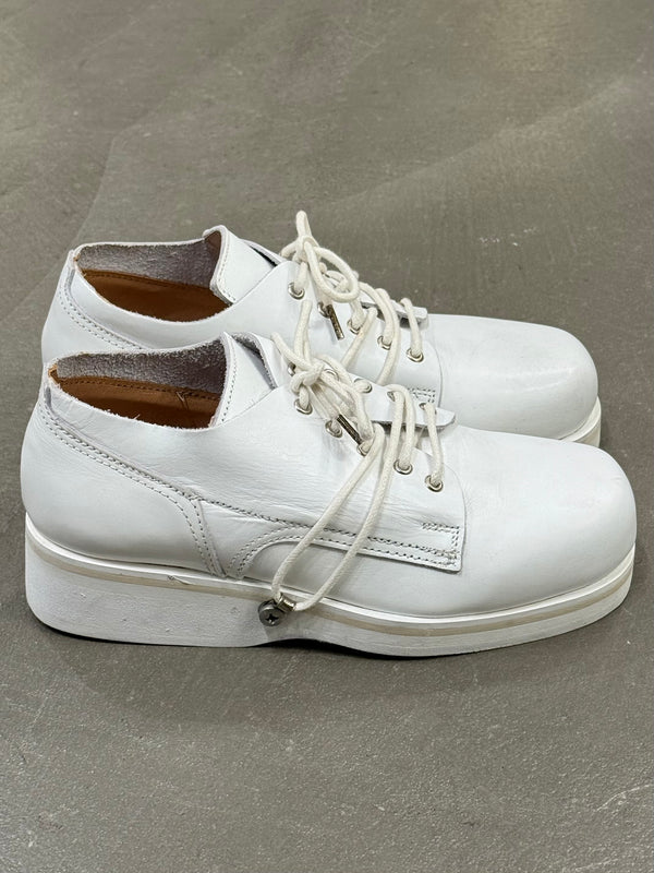 1990s Dirk Bikkembergs lace heel derby