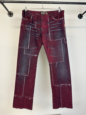 1990s Jean Paul Gaultier Patchwork jeans
