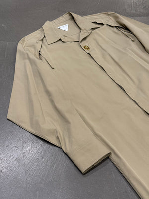 2020 Bottega Veneta raglan sleeve batwing coat