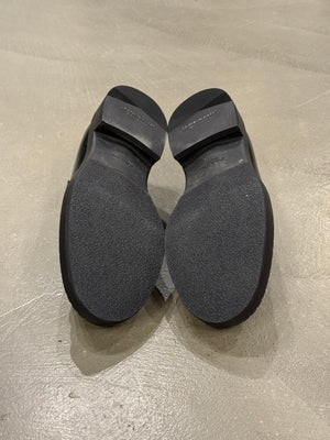 2020s Prada logo leather derby shoes
