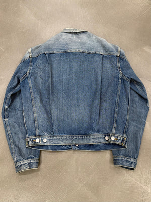 S/S2021 Maison Margiela faded distressed denim jacket