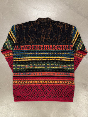 A/W1995 Jean Paul Gaultier "too wild too young to die" striped sweater