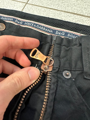SS2003 D&G parachute full zipper cargo pants