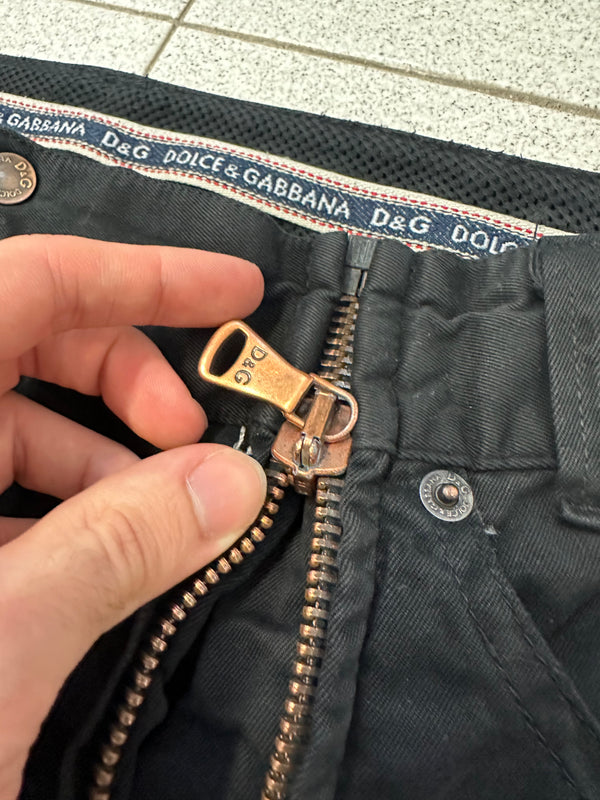 SS2003 D&G parachute full zipper cargo pants