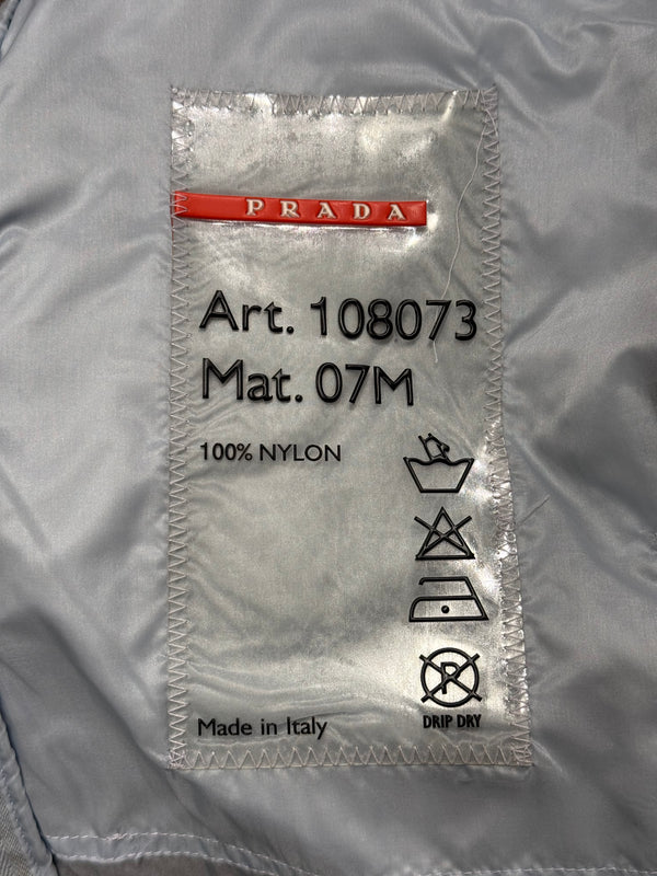 1999 Prada runway short sleeve technical nylon jacket