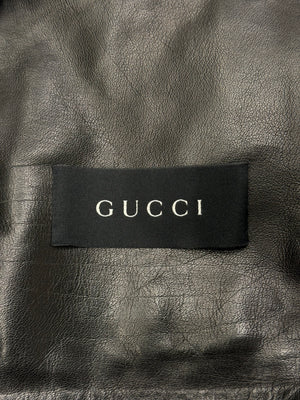 2004 Gucci by Tom Ford biker leather jacket