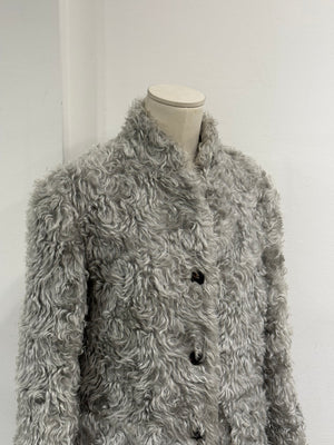 A/W2007 Prada runway faux fur mohair coat