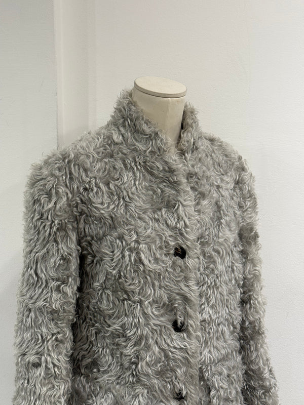 A/W2007 Prada runway faux fur mohair coat