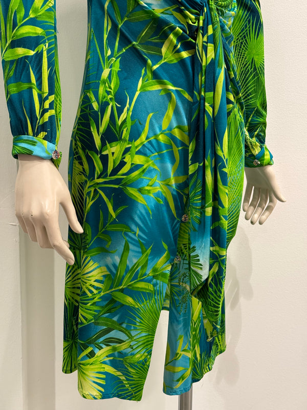 S/S2000 Gianni Versace jungle midi dress