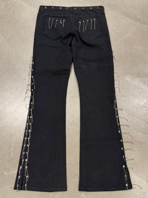 2000s Versace chain pendants pants