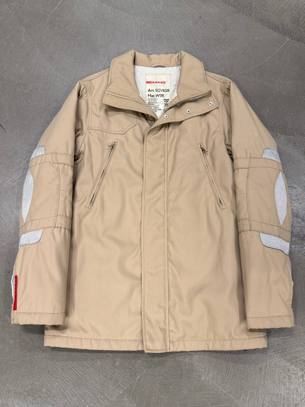 1999 Prada padded elbow ski jacket