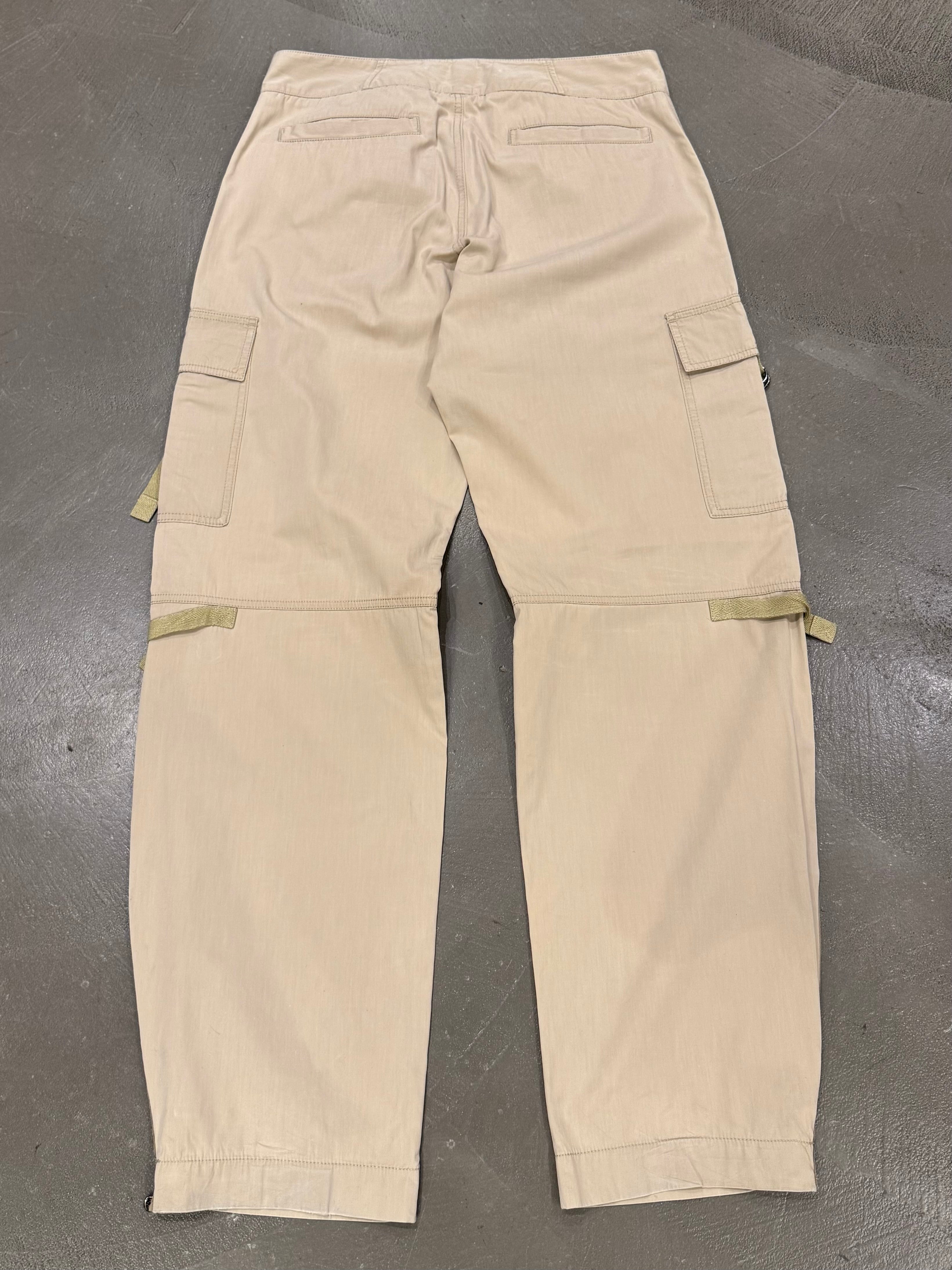SS2003 D&G parachute full zipper cargo pants