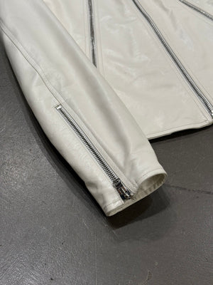 S/S2020 Maison Margiela MM6 five zipper leather jacket