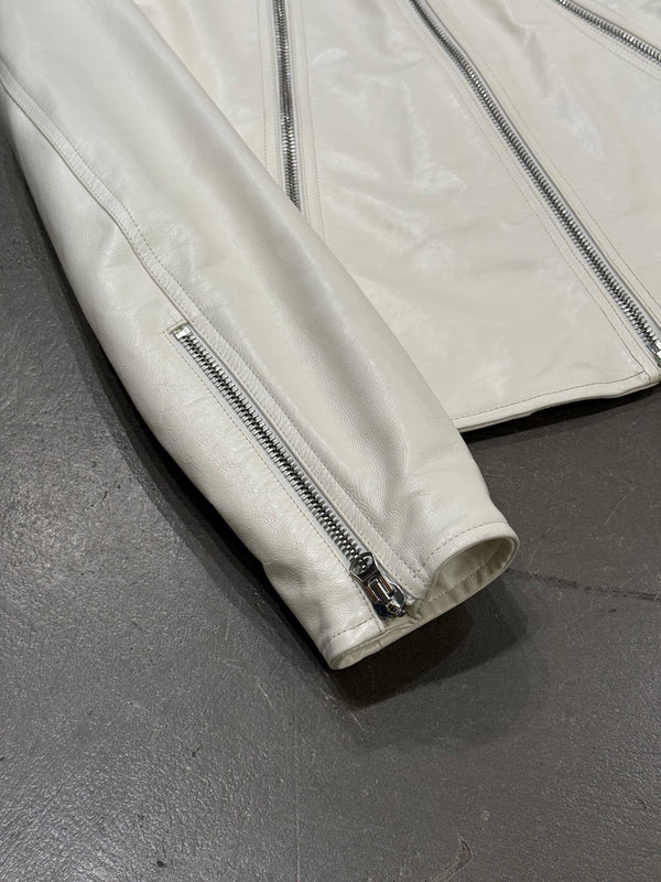 S/S2020 Maison Margiela MM6 five zipper leather jacket