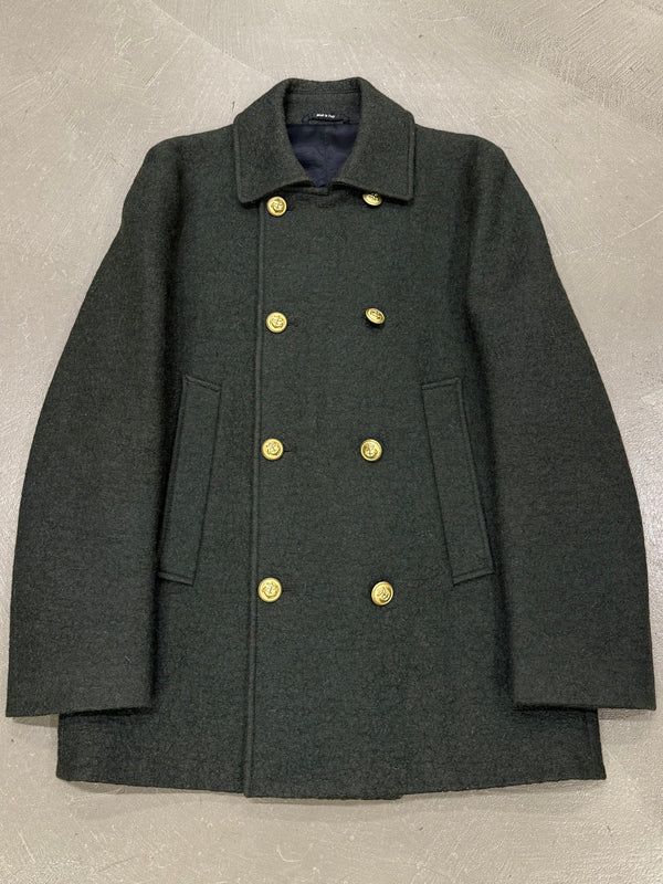 2013 Maison Margiela sailor double breasted heavy wool coat