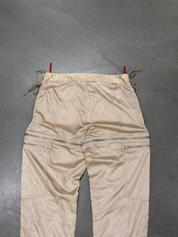 1999 Prada astro biker zipper pants