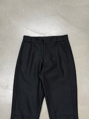 1990s Emporio Armani bondage moto pants