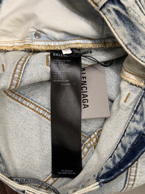 2022 Balenciaga high waisted baggy jeans