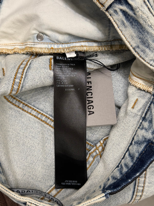 2022 Balenciaga high waisted baggy jeans