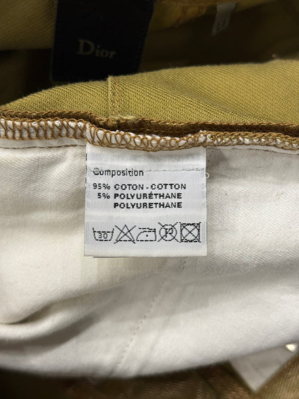 S/S2009 Dior gold coated radioactive jeans