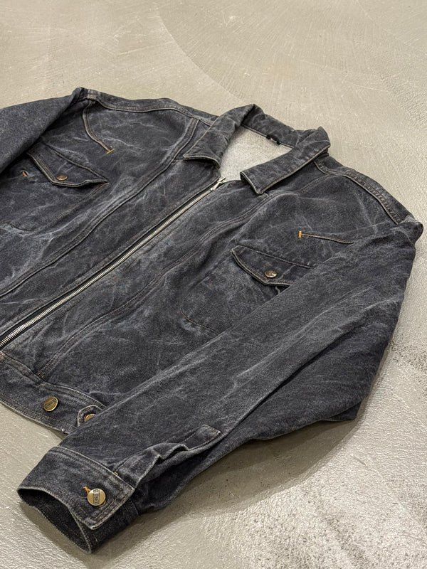 1990s Marithe Francois Girbaud “Closed” washed oversized bomber jacket