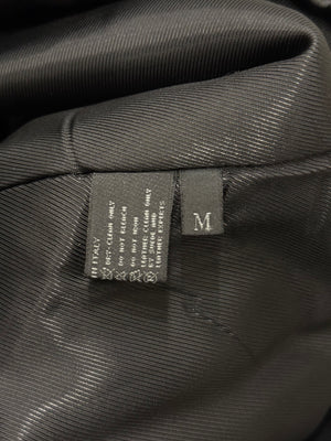 2000s Prada leather panel nylon jacket