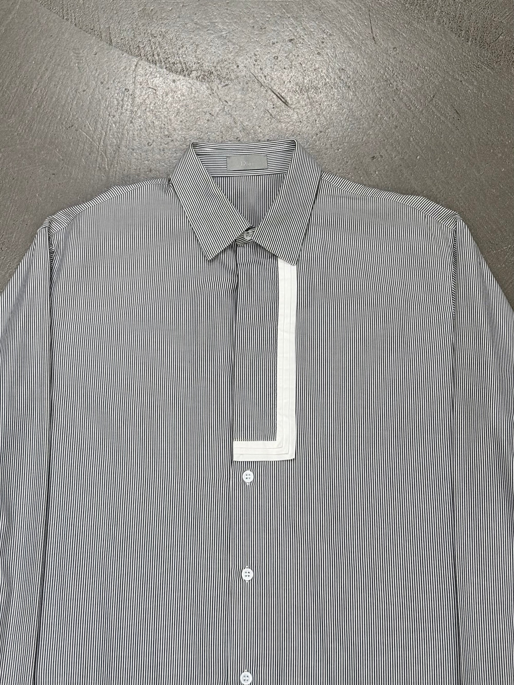 S/S2007 Dior by Hedi Slimane runway striped shirt