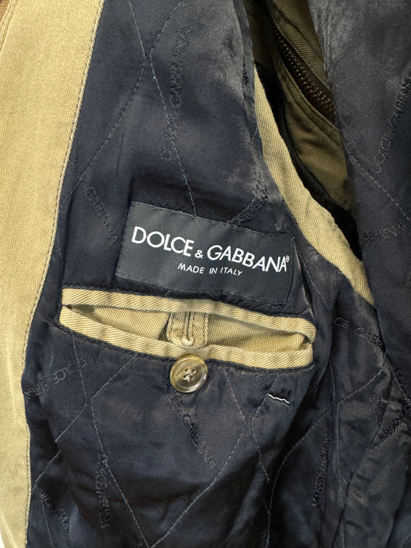 A/W2003 Dolce & Gabbana military aviator modular bomber jacket