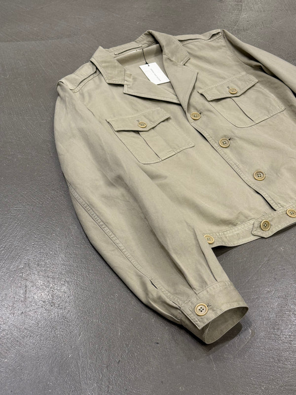 2000s Dries Van Noten cropped military jacket - new with tags