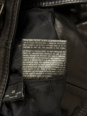 S/S2005 Gucci military officer leather jacket