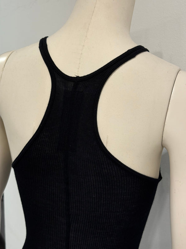 A/W2008 Rick Owens "Stag" ribbed racerback maxi dress