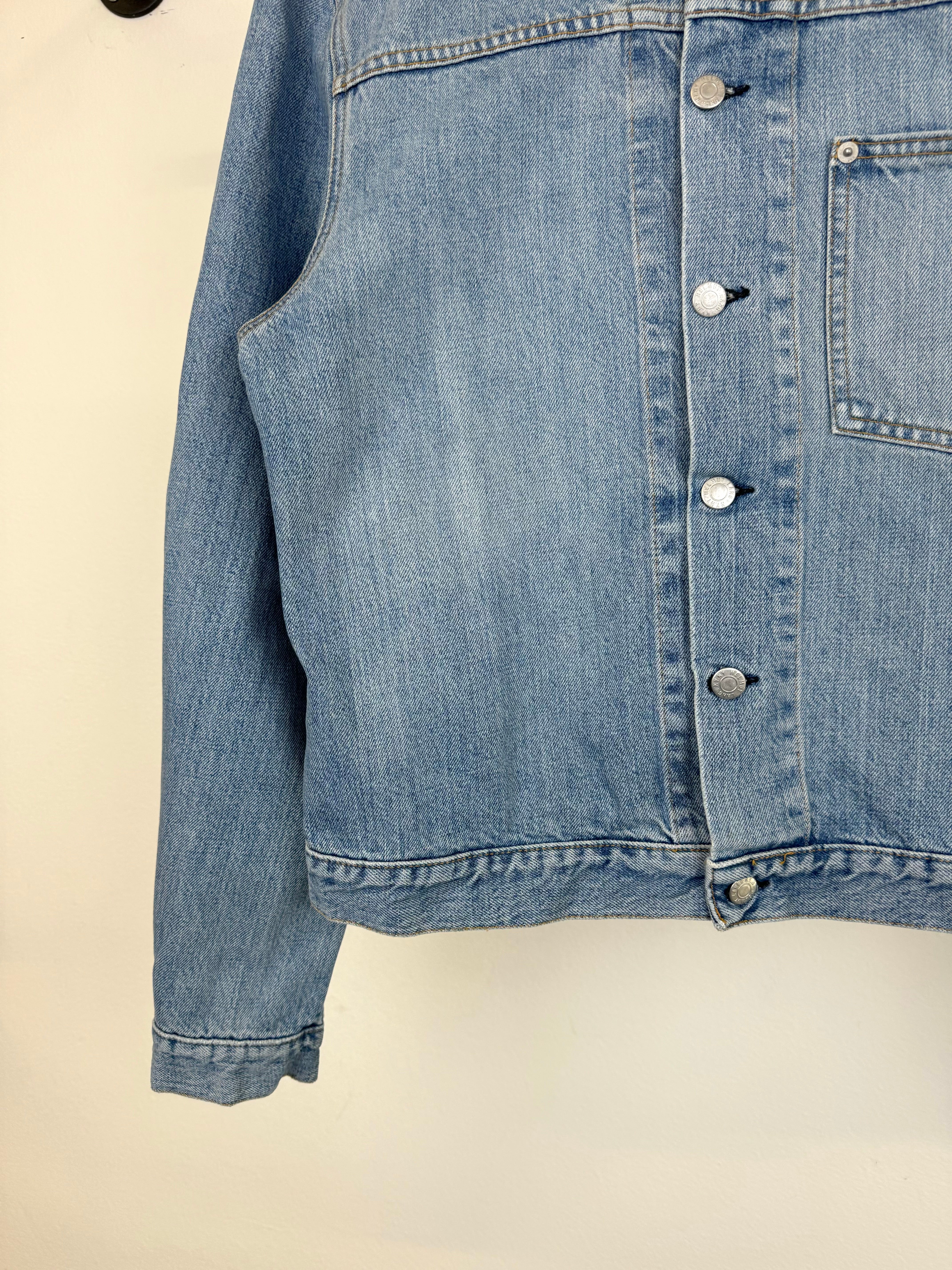 本当に信頼出来る商品 1990s Helmut lang vintage sanded 1 pocket denim jacket ジャケット・アウター