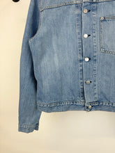 Load image into Gallery viewer, 1990s Helmut lang vintage sanded 1 pocket denim jacket
