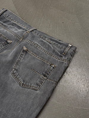 2000s Dior gray washed denim