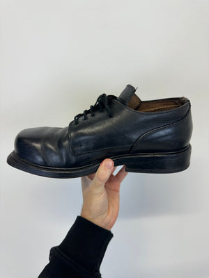 1996 Dirk Bikkembergs square toe vintage derby leather boots