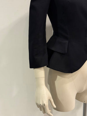 2012 Alexander McQueen sculptural wool blazer