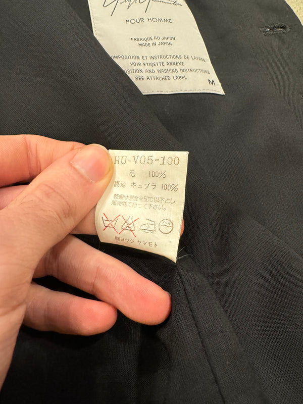 2000s Yohji Yamamoto wool black vest
