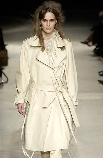 A/W2002 Ann Demeulemeester leather strap jacket