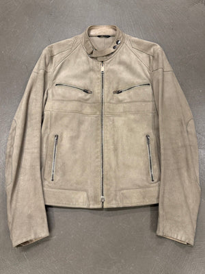 A/W2004 Gucci by Tom Ford biker leather jacket