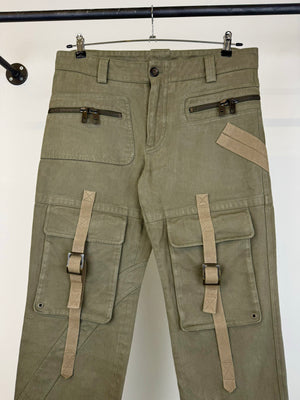 AW2003 Dolce & Gabbana re-edition bondage parachute cargo pants