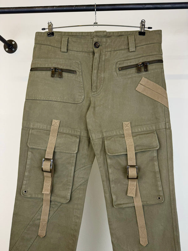 AW2003 Dolce & Gabbana re-edition bondage parachute cargo pants