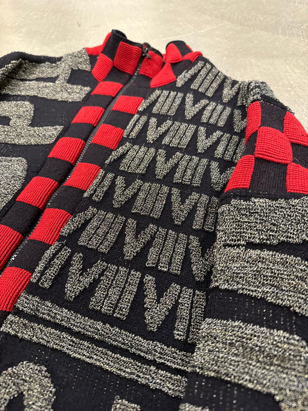 A/W 1985/1986 Jean Paul Gaultier 'Russian Contructivist' cardigan knit